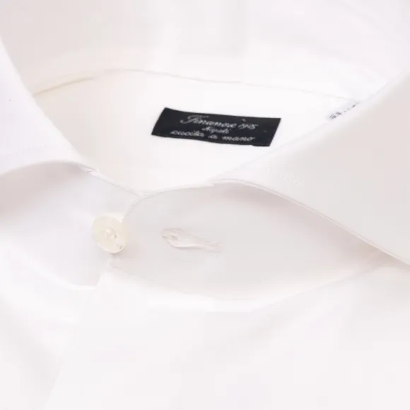 White Shirt "Pop Extreme" Made Of Pure Cotton From Alumo - Collo Sergi