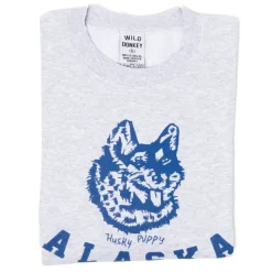 Wild Donkey X Mj: Sweatshirt With Vintage Print "Alaska" Mad
