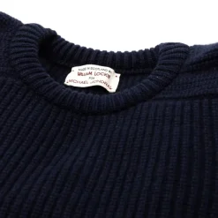 William Lockie Exclusive X Mj: Sweater "Luxury Saddle Crew"